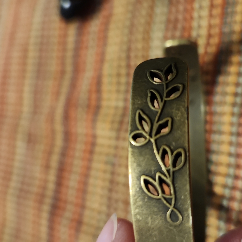 Brass Color Cuff Bracelet